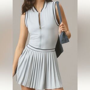 NWT VARLEY Elgan Dress Pebble Silver Gray Women’s Size Medium